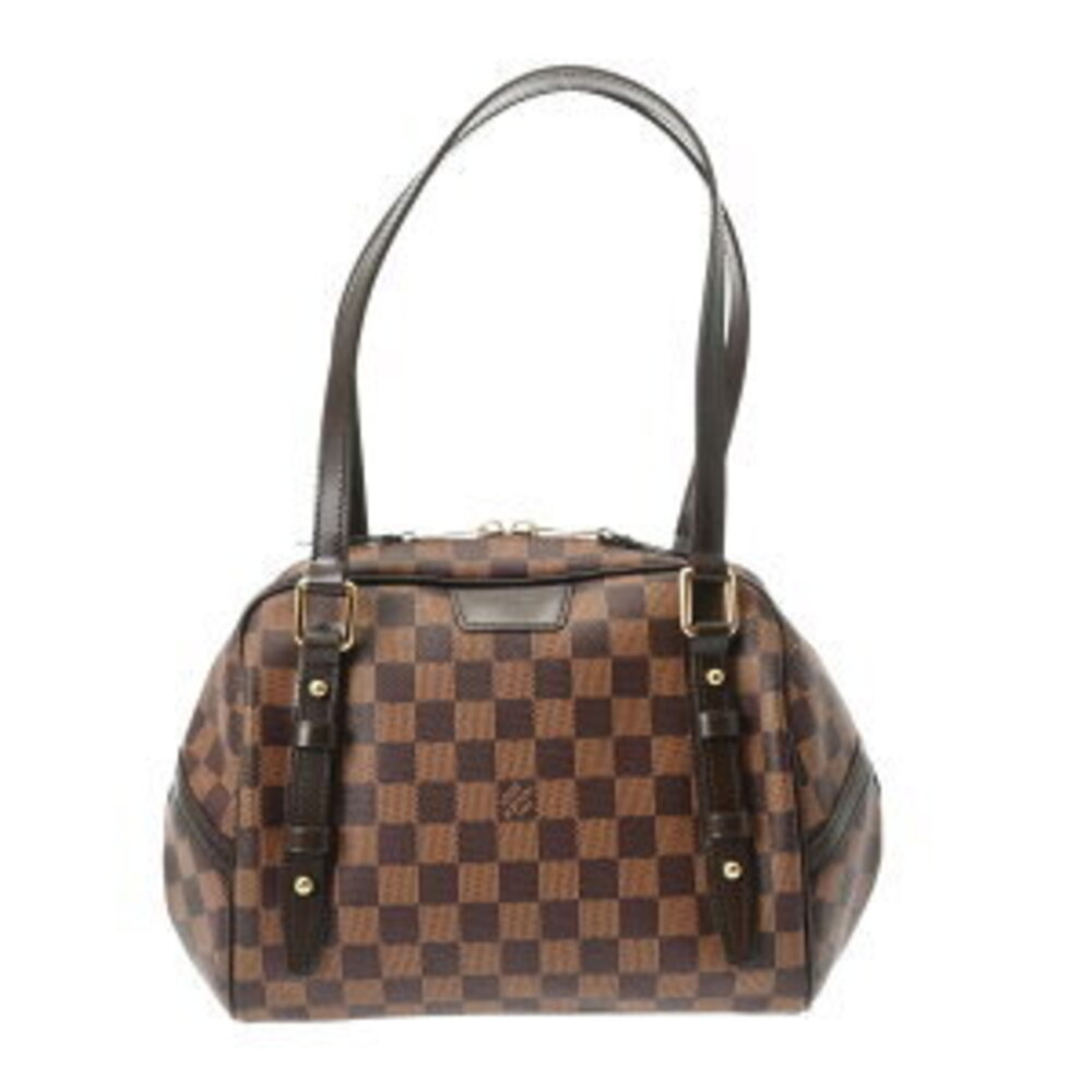 Louis Vuitton Damier Rivington Ebene Brown Canvas Shoulder Bag